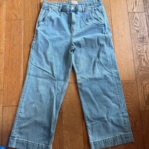 Everlane Wide Leg Cropped Jeans Size 33